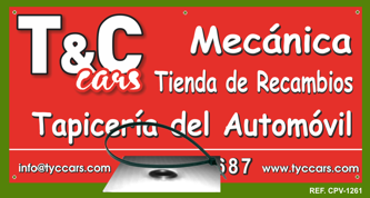 Carteles en PVC con ollaos metálicos